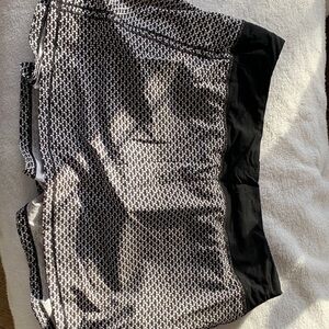 lululemon athletica Black and White Athletic Skirt